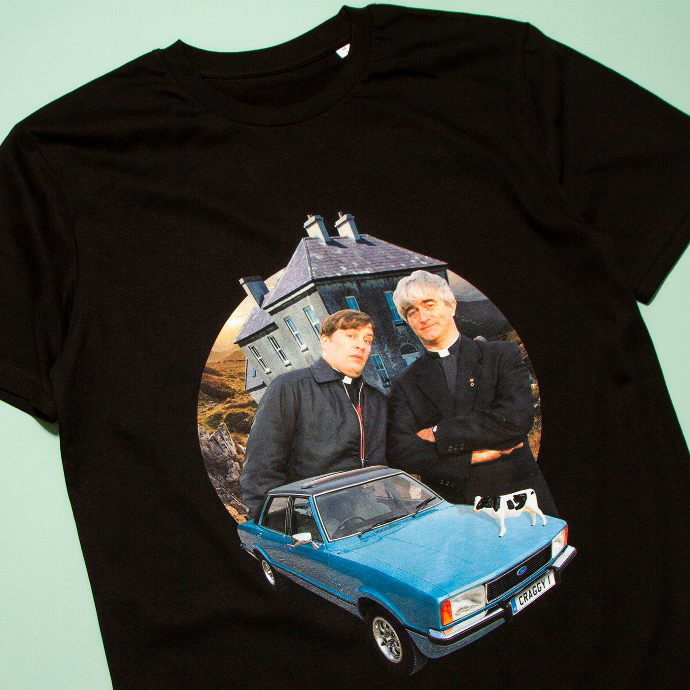 Father Ted Cortina - Tshirt - Black