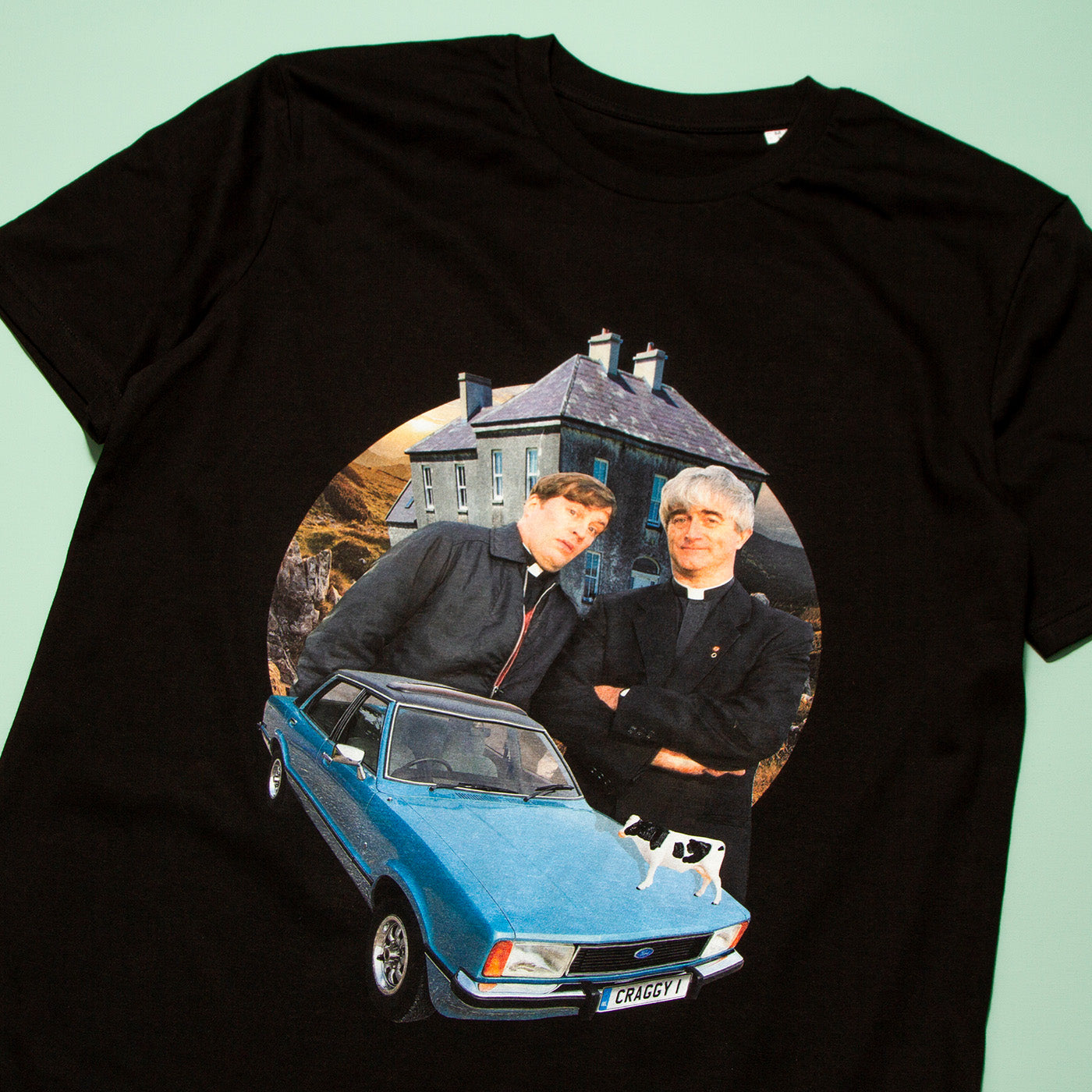 Father Ted Cortina - Tshirt - Black