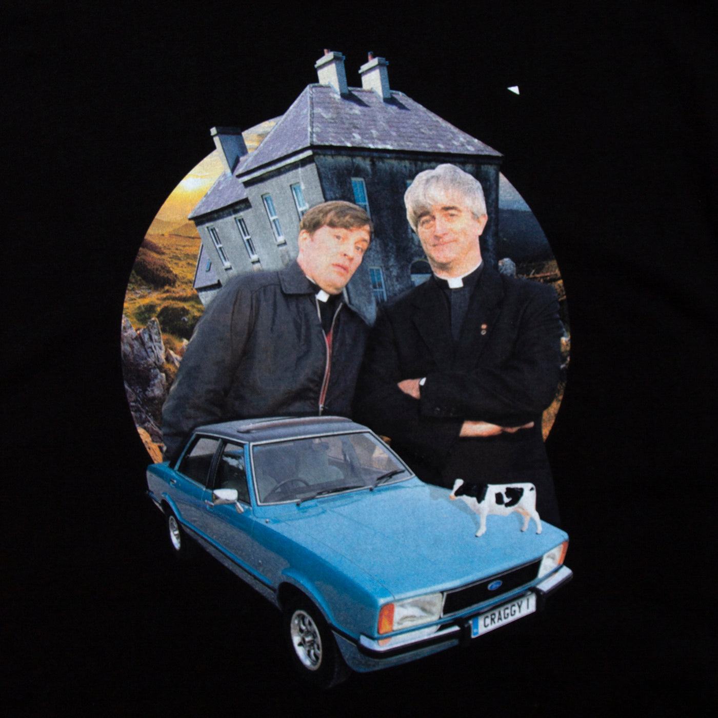 Father Ted Cortina - Tshirt - Black